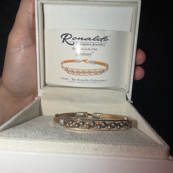 Ronaldo Jewelry - Ronaldo “Journey” Two-Tone Beaded Bracelet | 14k Gold & Sterling | Retired